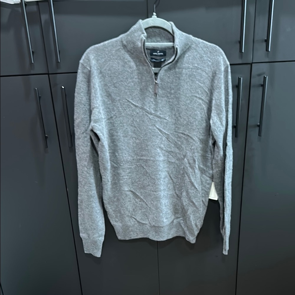 Daniel Hechter Gray Zip Up Sweater